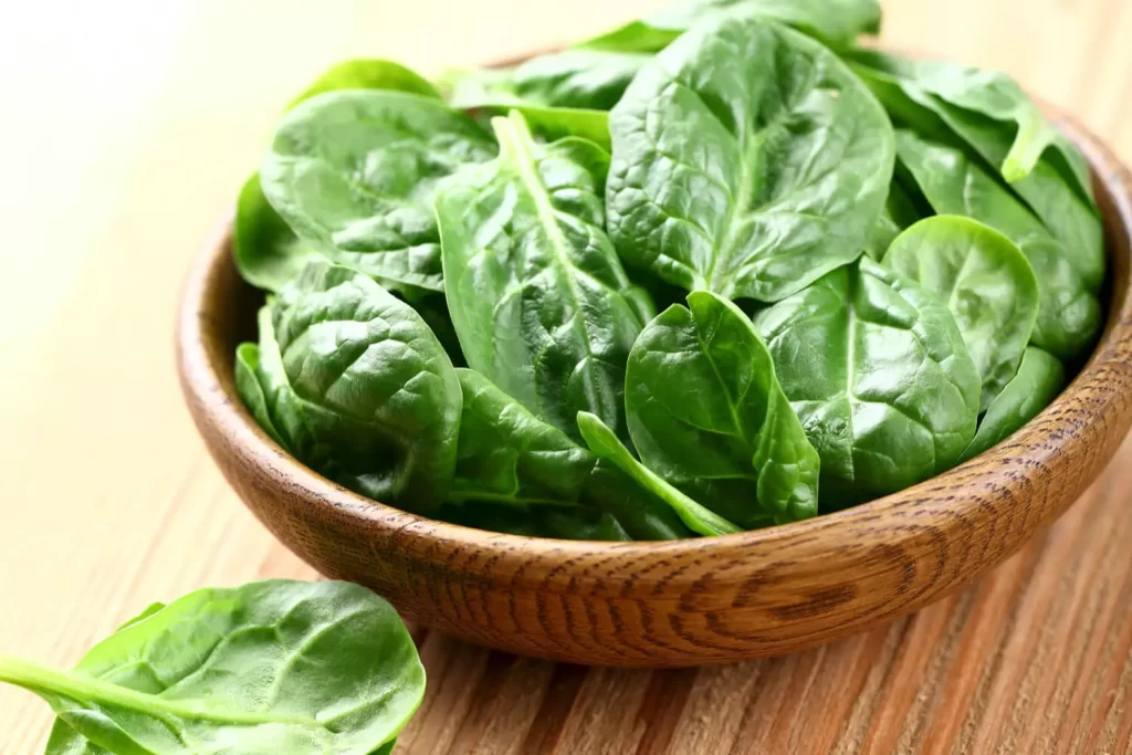 Spinach's Purine Content