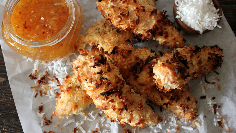 Coconut Crusted Baked Chicken